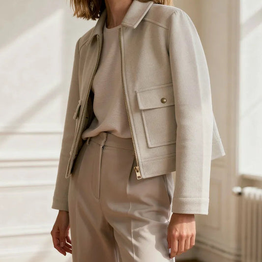 ISOLDE Knit Shirt Jacket