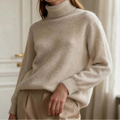 NORA High-Neck Knit Jumper