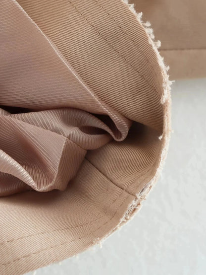 MAREN Belted Cropped Trench