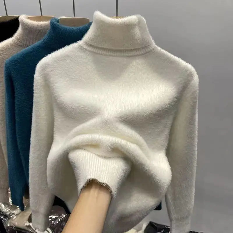 NORA High-Neck Knit Jumper