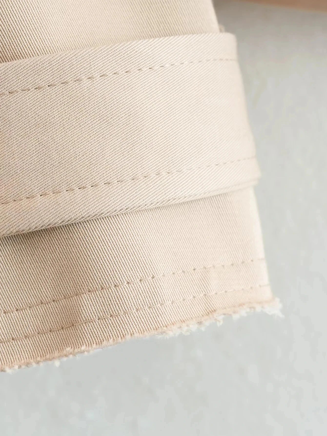 MAREN Belted Cropped Trench