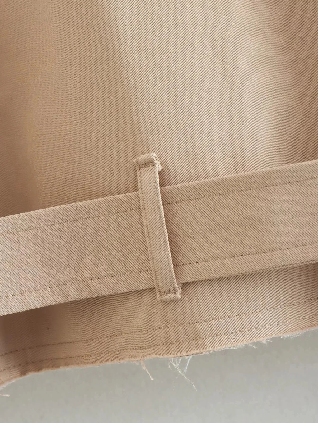 MAREN Belted Cropped Trench